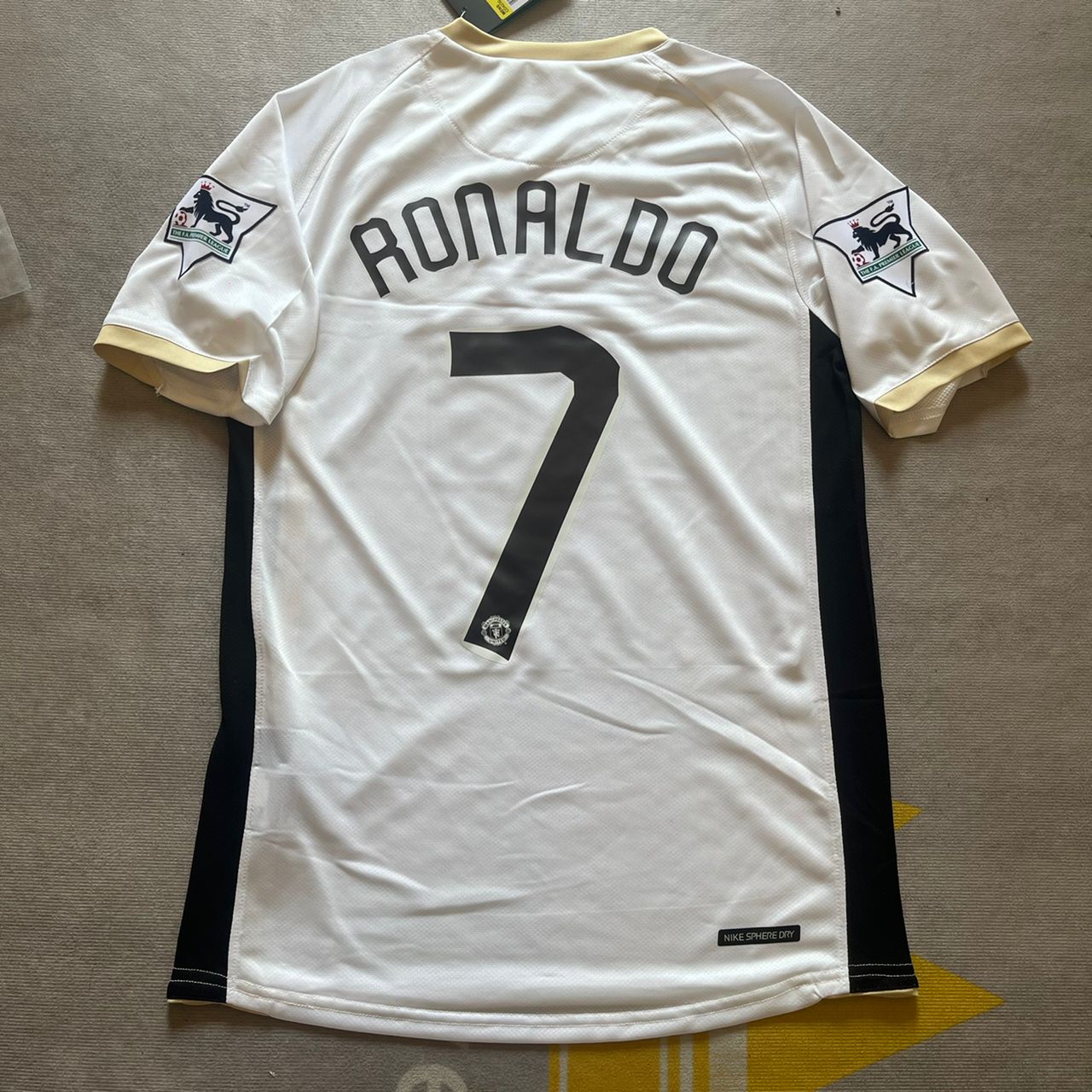 Cristiano Ronaldo #cr7 Manchester United 2006/07 White Jersey Trikot