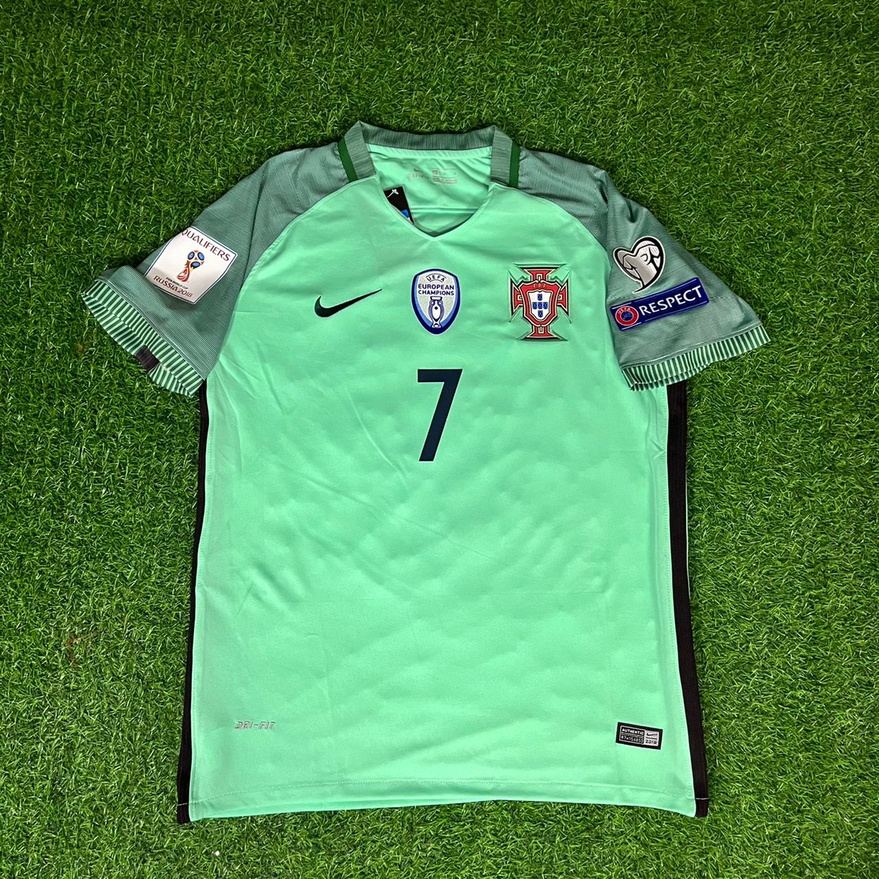 Cristiano Ronaldo Portugal 2018 World Cup Retro Jersey