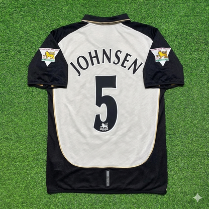 Ronny Johnsen #5 Manchester United 2001-2002 Reversible Retro Jersey