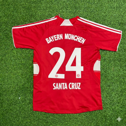 Roque Santa Cruz Bayern Munich 2007–2009 Retro Football Jersey Kit