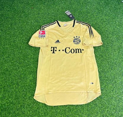 Roque Santa Cruz Bayern München 2004/05 Retro Golden Fußballtrikot Set