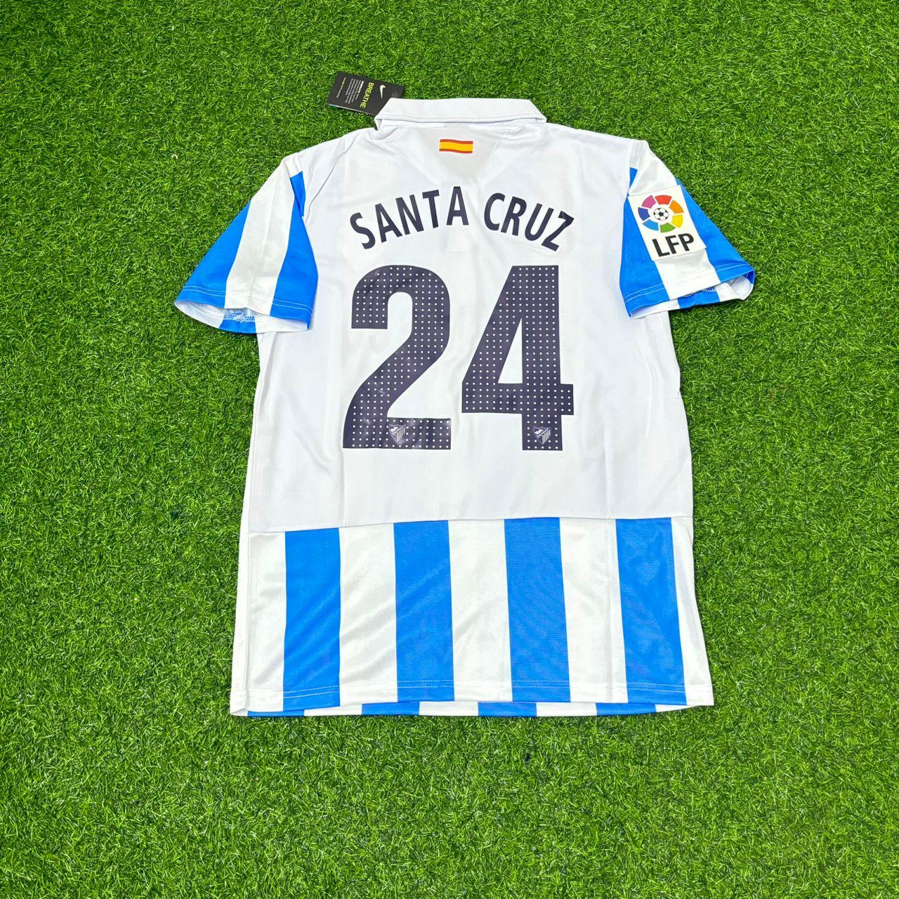 Roque Santa Cruz Málaga CF 2012/13 Retro Home Football Jersey Kit