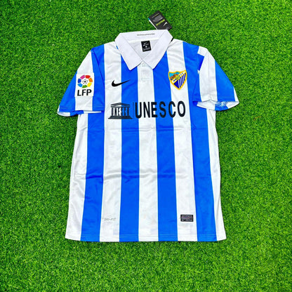 Roque Santa Cruz Málaga CF 2012/13 Retro Home Football Jersey Kit