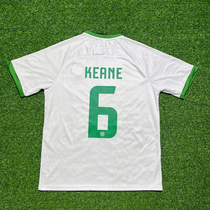 Roy Keane 6 – Irland Vintage Special Edition Weißes Fußballtrikot-Set