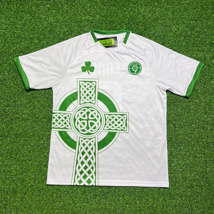 Roy Keane 6 – Irland Vintage Special Edition Weißes Fußballtrikot-Set