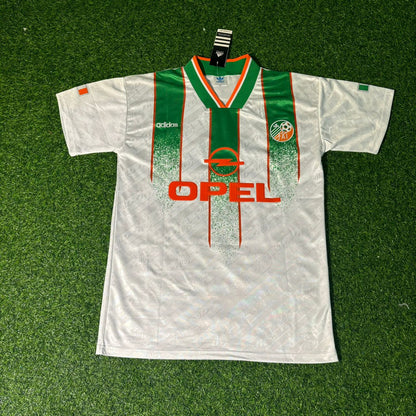Roy Keane Ireland 1994 Season Away Retro Football Jersey Kit