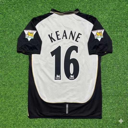 Roy Keane #16 Manchester United 2001-2002 Reversible Retro Jersey
