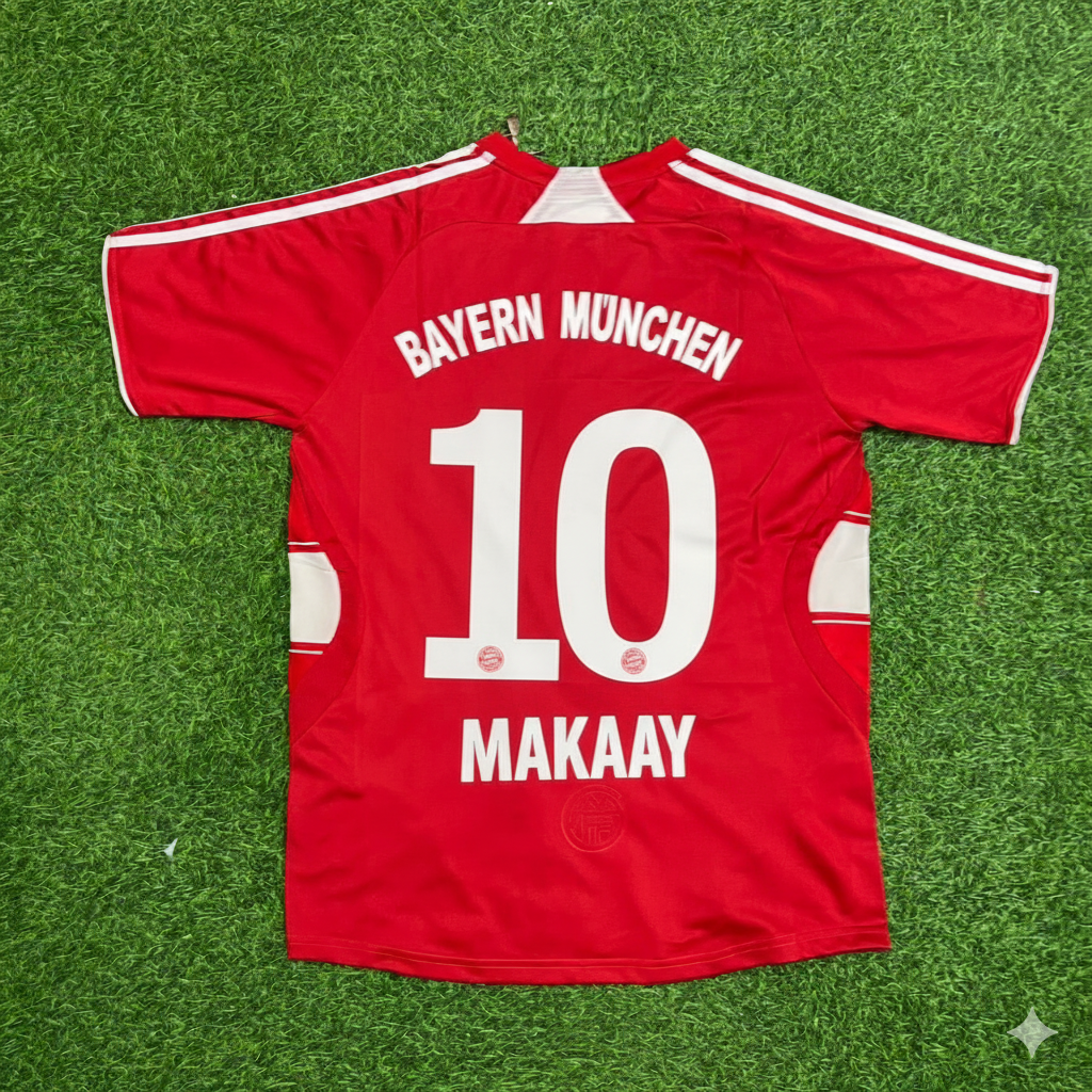Roy Makaay Bayern Munich 2007–2009 Retro Football Jersey Kit