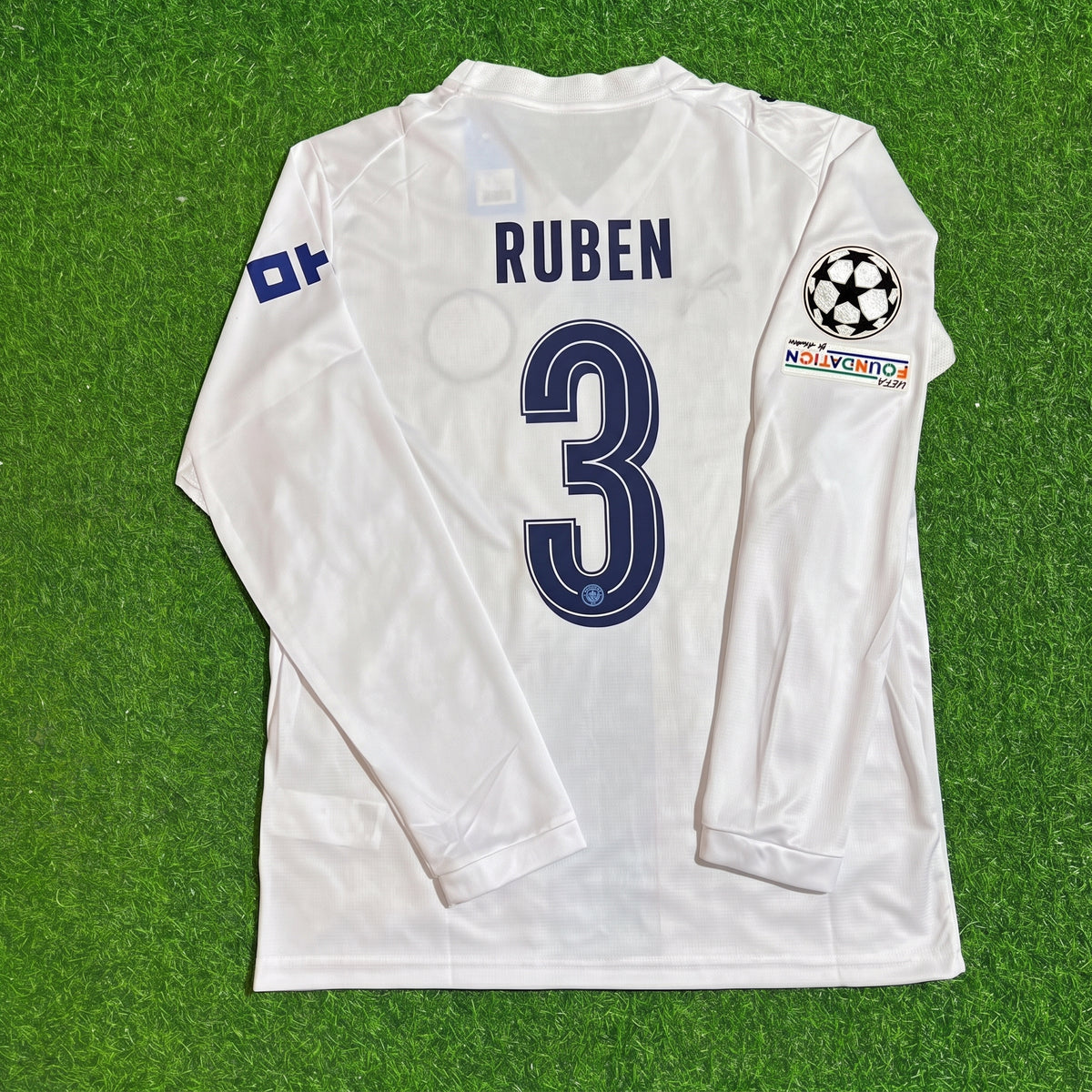 Ruben Dias #3 Manchester City 2026-27 Third New Season Long Sleeve Champions League Patch Jersey Trikot Maillot Soccer Shirt