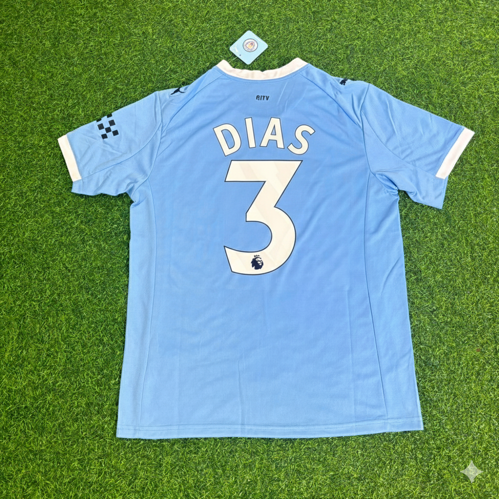 Ruben Dias 3- Manchester City Home New Season 2026 Jersey Trikot Maillot Soccer Shirt