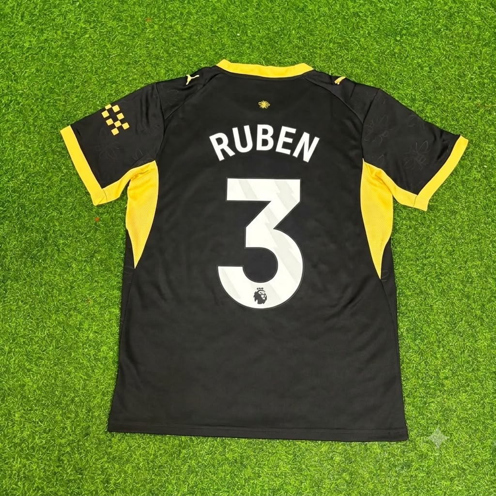 Ruben Dias 3- Manchester City Away New Season 2027 Jersey Trikot Maillot Soccer Shirt