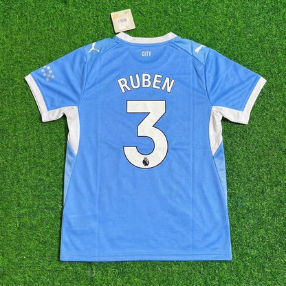Ruben Dias Manchester City 2026-27 Home New Season Jersey Trikot Maillot Soccer Shirt