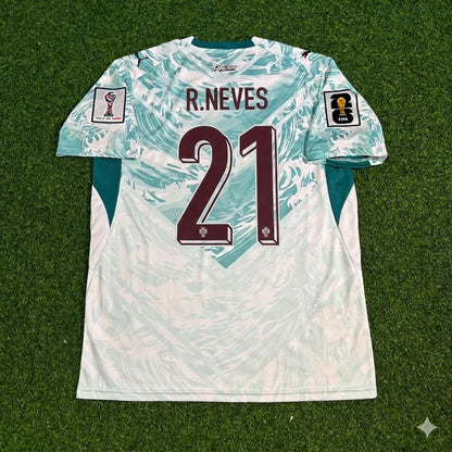 Ruben Neves Portugal 2026 World Cup White Away Football Jersey