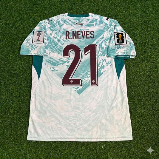 Ruben Neves Portugal 2026 World Cup White Away Football Jersey