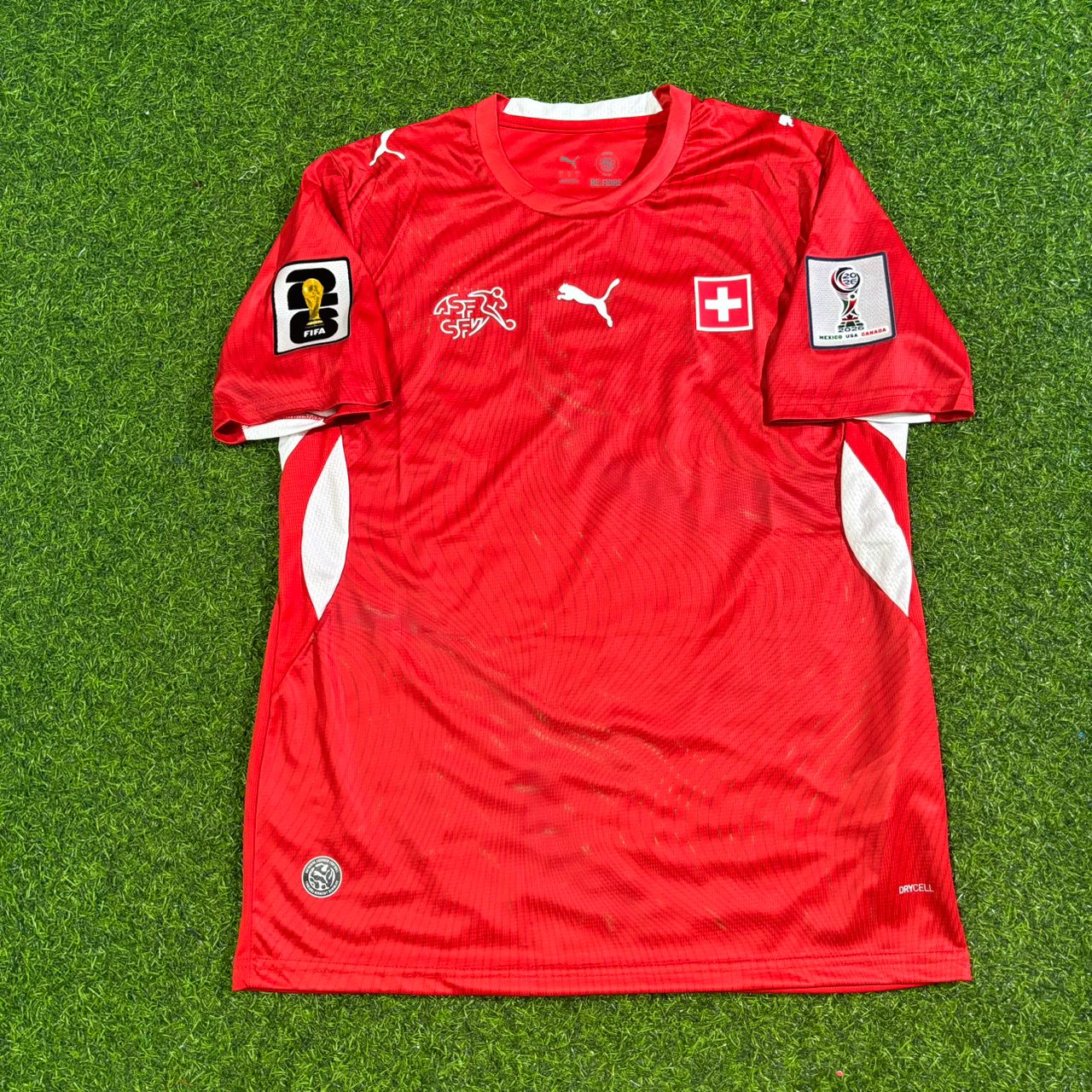 Ruben Vargas 17- Switzerland 2026 World Cup Kit Jersey Trikot Maillot