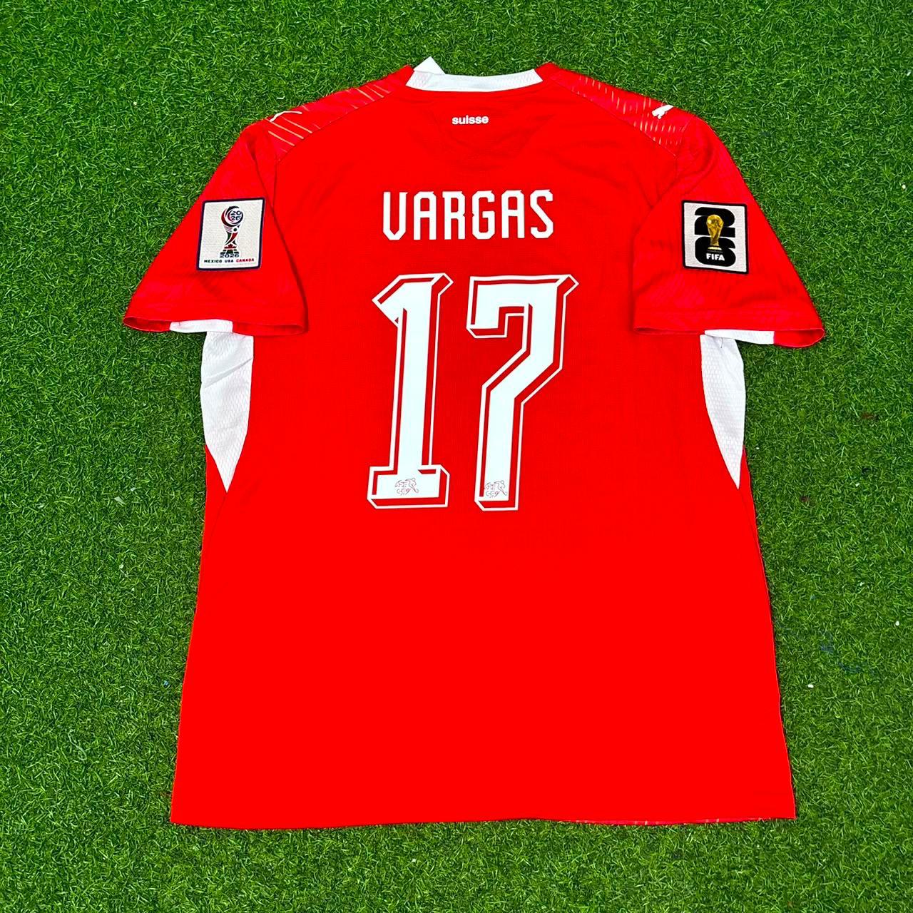 Ruben Vargas 17- Switzerland 2026 World Cup Kit Jersey Trikot Maillot
