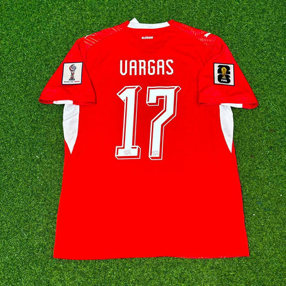 Ruben Vargas 17- Switzerland 2026 World Cup Kit Jersey Trikot Maillot