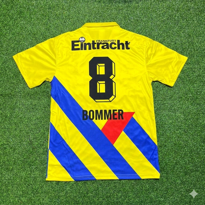 Rudi Bommer Eintracht Frankfurt 1993/1996 Retro Yellow Football Jersey