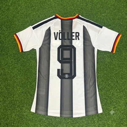 Rudi Völler Germany Stripe Special Edition Black White Jersey Trikot Maillot