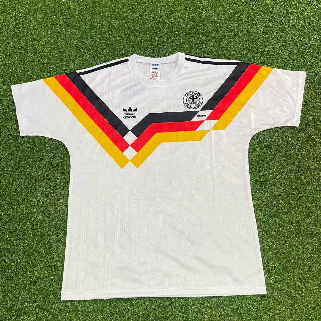 Rudi Völler Germany Deutschland 1990 Weltmeisterschaft Retro Fußballtrikot