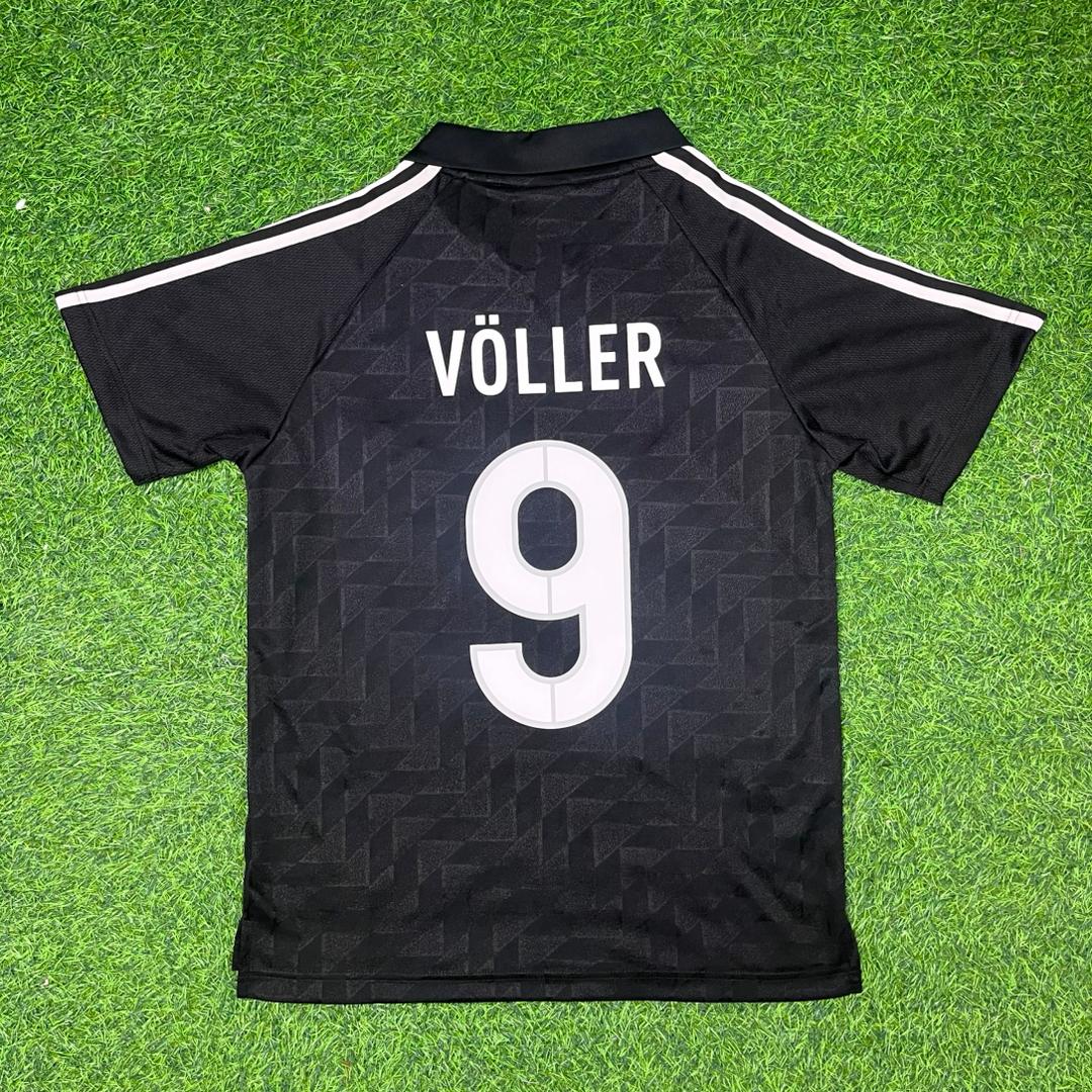 Rudi Völler Deutschland 1990 WM Schwarzes Retro Fußballtrikot