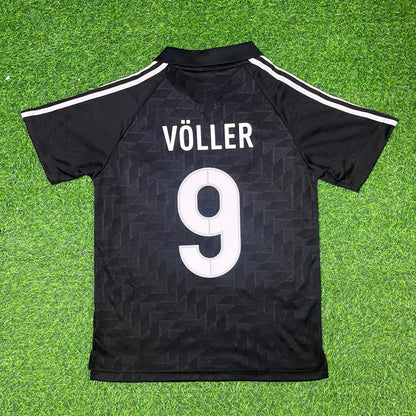 Rudi Völler Deutschland 1990 WM Schwarzes Retro Fußballtrikot