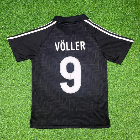 Rudi Völler Deutschland 1990 WM Schwarzes Retro Fußballtrikot