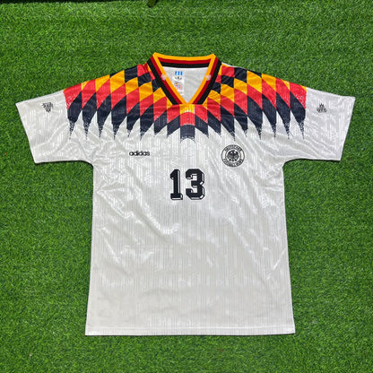 Rudi Völler Deutschland 1994 Weltmeisterschaft Germany Retro Football Jersey Kit