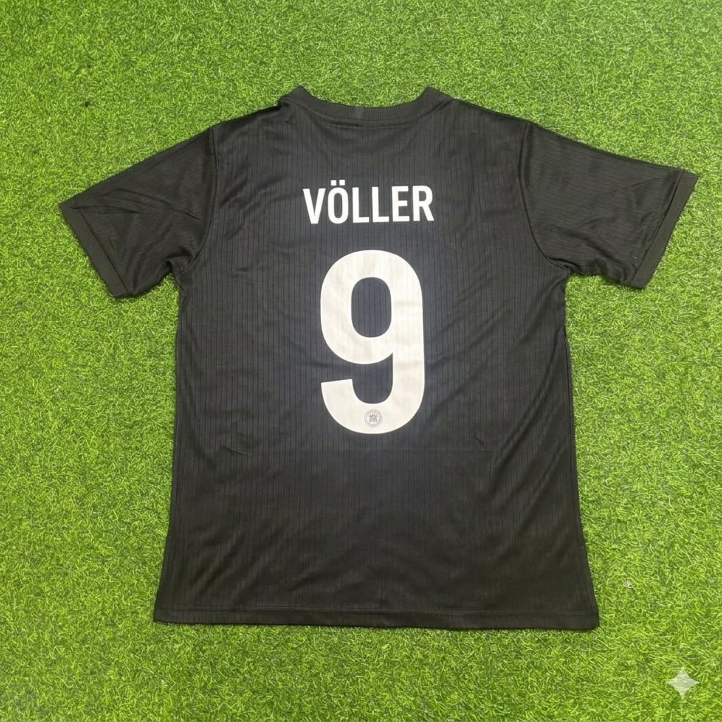 Rudi Völler Germany 125 Years Special Black Football Jersey