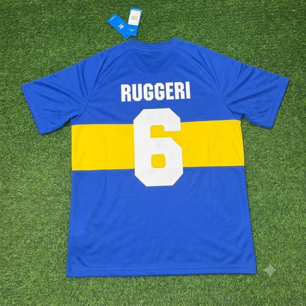 Oscar Ruggeri Boca Juniors 1981-1982 Retro Football Jersey