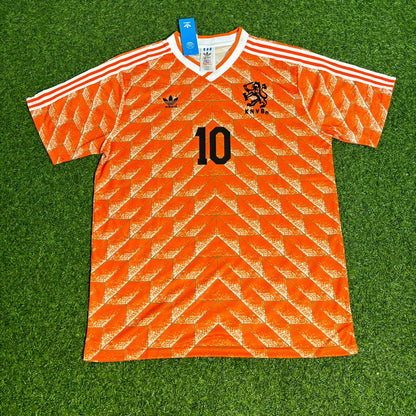 Ruud Gullit Netherlands 1988 Retro Football Jersey Kit