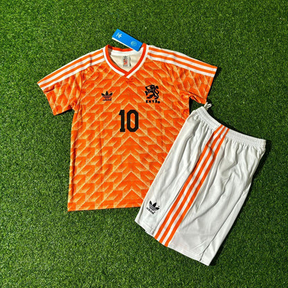Ruud Gullit Netherlands 1990 World Cup Kids Football Jersey Kit
