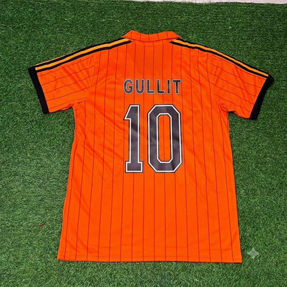 Ruud Gullit Netherlands Retro Home Football Jersey Trikot Maillot