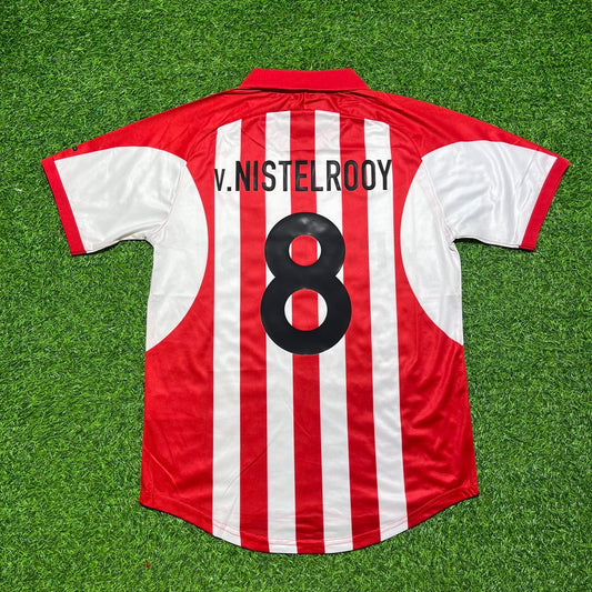 Ruud van Nistelrooy #8 PSV Eindhoven 2000 2002 Home Retro Football Jersey
