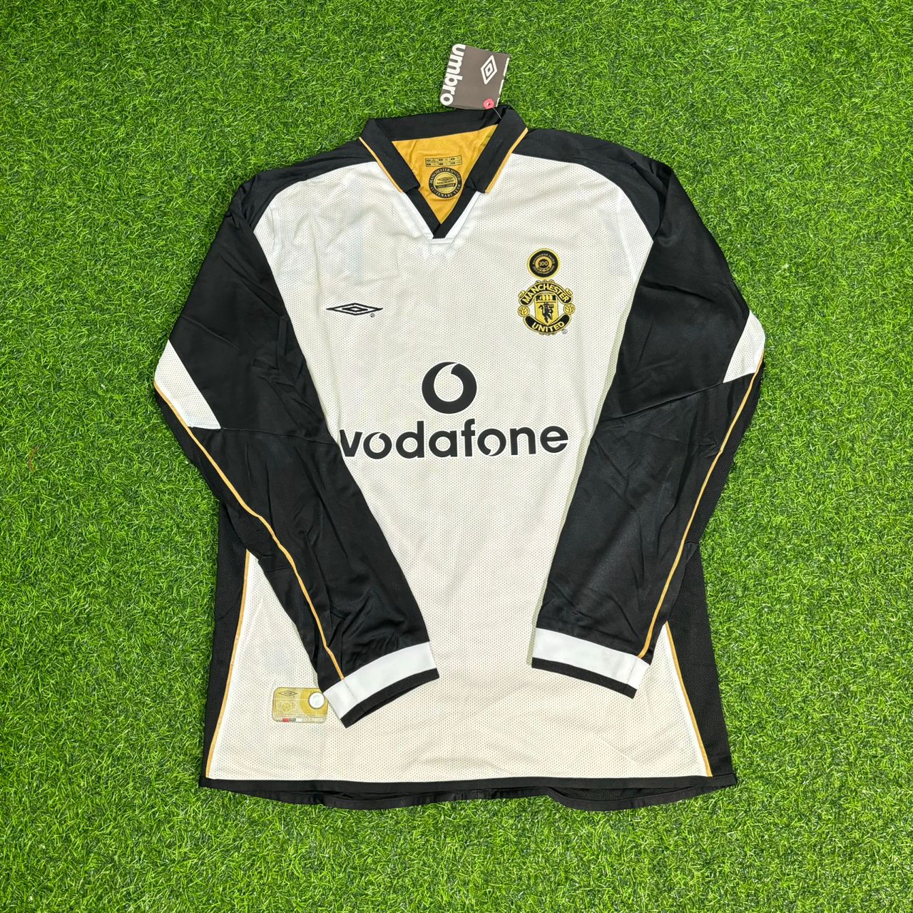 Ruud van Nistelrooy Manchester United 2001/2002 Both Side Retro Football Jersey