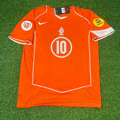 Ruud van Nistelrooy Netherlands EURO 2004 Home Retro Jersey Trikot