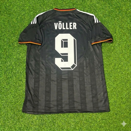 Rudi Völler 9# Germany Black Retro Vintage Football Jersey