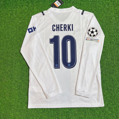 Rayan Cherki #10 Manchester City 2026-27 Third New Season Long Sleeve Champions League Patch Jersey Trikot Maillot Soccer Shirt