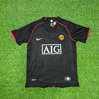Ryan Giggs Manchester United 2007-2008 Black Retro Jersey Trikot Camiseta Maillot