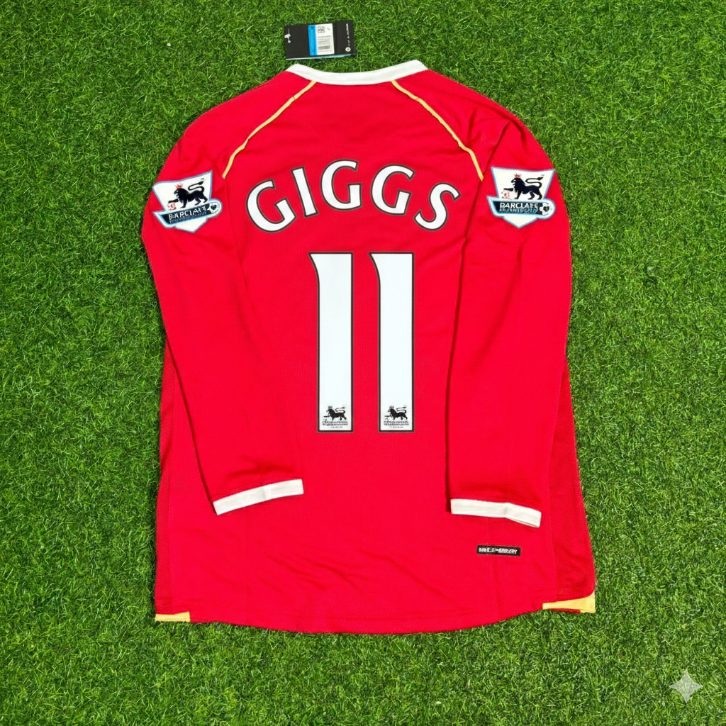 Ryan Giggs Manchester United 2006-2007 Red Jersey Trikot