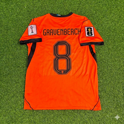Ryan Gravenberch #8 Netherlands 2026 World Cup New Season Football Jersey