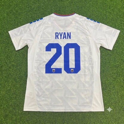 Ryan Mendes Cape Verde 2026 World Cup Away White Football Jersey