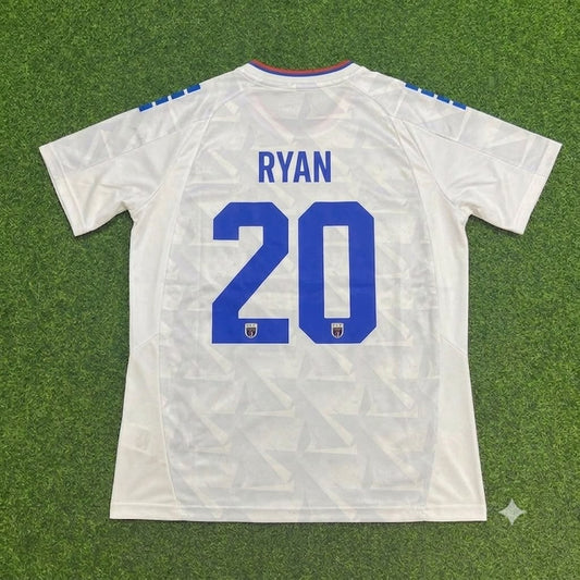 Ryan Mendes Cape Verde 2026 World Cup Away White Football Jersey