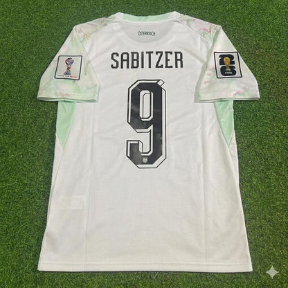 Marcel Sabitzer Austria White 2026 World Cup Football Jersey