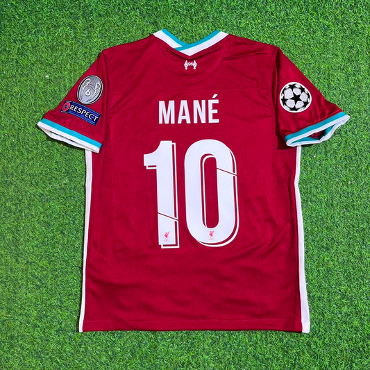 Sadio Mané 10# Liverpool 2019 2020 Home Retro Football Jersey