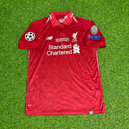 Sadio Mane Liverpool 2019 CL Final Retro Kit Jersey Trikot Maillot Maglia
