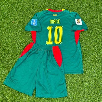 Sadio Mané Senegal 2026 World Cup Kids Home Green Football Jersey