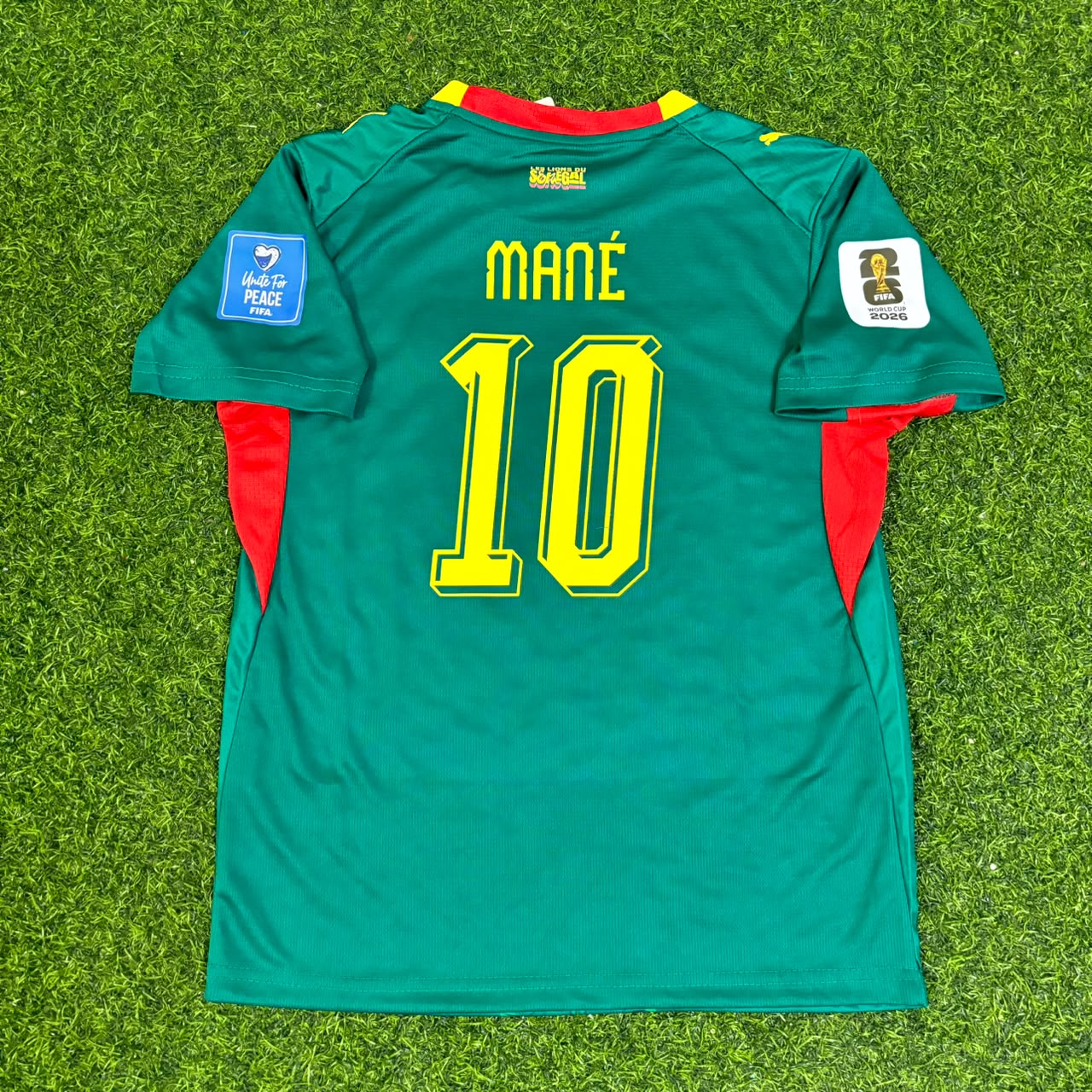 Sadio Mané Senegal 2026 World Cup Kids Home Green Football Jersey