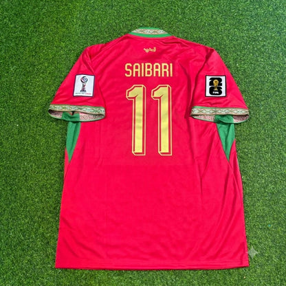 Ismael Saibari Morocco 2026 World Cup Home Red Football Jersey