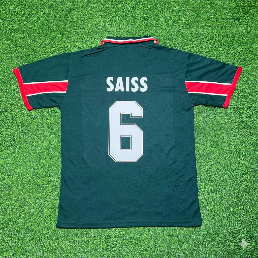 Romain Saïss Morocco Home Retro Football Jersey